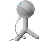 Microphone gaming Logitech G Yeti Orb RVB à condensateur avec Lightsync pour PC et Mac Blanc