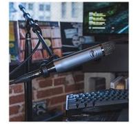 Blue Microphones Ember, Micro XLR Électrostatique pour l’Enregistrement, le Podcasting et le Streaming, Micro Gaming, Capsule Cardioïde et Support de Montage sur Pied de Micro - Noir