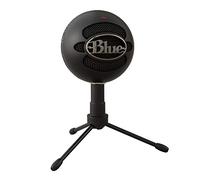 Blue Microphones Snowball iCE Micro USB Plug 'n Play pour Enregistrement, Streaming, Gaming, Podcast, Micro PC et Mac, Capsule Condensateur Cardioïde, Support Ajustable et câble USB - Noir