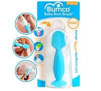 Blue Mini BabyBum Diaper Cream Brush - Applicateur de crème en silicone souple