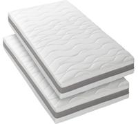 Blue Moon Lot de 2 Matelas 3D Twist 90x200 | 2 Couchages | 15 cm