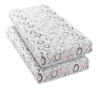 BLUE MOON - Lot de 2 Matelas Sympa 90x200. Mousse profilée 5 Zones de Confort. Épaisseur 14 cm - Compatibles avec Lits IKEA - Fabriqués en Belgique - Garantie 7 Ans