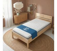 BLUE MOON - Matelas 3D Twist 90x200. Mousse profilée 5 Zones de Confort. Épaisseur 15 cm - Compatible avec Lits IKEA - Fabriqué en Belgique - Garantie 7 Ans