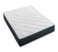 BLUE MOON Matelas Premium Atmosphere 160x200cm. 7 Zones de Confort. Épaisseur 19 cm. Ressorts Ensachés. Fabriqué en Belgique. Garantie 10ans
