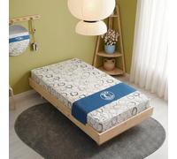BLUE MOON - Matelas Sympa 90x200. Mousse profilée 5 Zones de Confort. Épaisseur 14 cm - Compatible avec Lits IKEA - Fabriqué en Belgique - Garantie 7 Ans