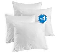 BLUE MOON Pack Les 4 Nuages - Lot de 4 Oreillers 60x60 cm | Confort Hôtellerie | Hypoallergénique & Certifié Oeko-TEX® | Fabriqué en Belgique
