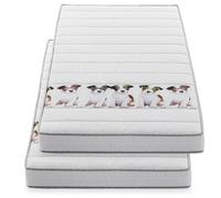 BLUE MOON Puppy Love - Lot de 2 Matelas Mousse 90x190. Soutien Mi-Ferme. Épaisseur 10cm - Fabriqué en Belgique