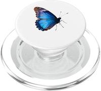 Blue Morpho Papillon Insecte Tropical PopSockets PopGrip pour MagSafe