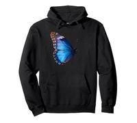 Blue Morpho Papillon Insecte Tropical Sweat à Capuche