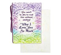 Blue Mountain Arts Carte d'amour : carte romantique, carte d'anniversaire, carte Thinking of You ou Just Because (You won't be able to read this without Smiling! "Why I Love You So Much")