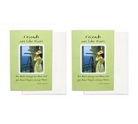 Blue Mountain Arts Lot de 2 cartes pour ami - Mots d'appréciation et de gratitude pour un merveilleux ami