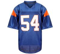 Blue Mountain State 54 Thad Castle Maillot de Football Bleu/Blanc, Bleu, Taille 3XL