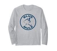 Blue Mule Graphic Design Equestre Country Lifestyle Manche Longue