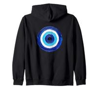 Blue Nazar Eye Against Evil Art Sweat à Capuche
