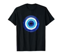 Blue Nazar Eye Against Evil Art T-Shirt