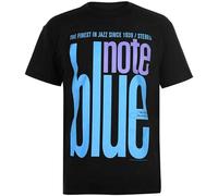 Blue Note T Shirt Mens Gents Crew Neck Tee Top Short Sleeve Cotton Size XL