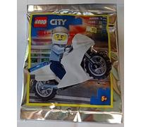 Blue Ocean Lego City 952103 Lot de figurines policier et moto