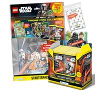 Blue Ocean Lego Star Wars Série 4 Trading Cards - 1 Starter + 1 écran (36 boosters) + 2 cartes Star Wars limitées + pochettes exclusives Collect-it