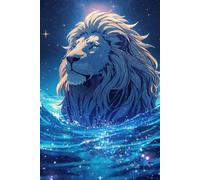 Blue Ocean Lion: Write Down Your Creative Ideas, 6x9 Dimensions, Paperback