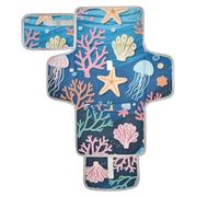 Blue Ocean Matelas à langer réutilisable avec poche en tissu pour table à langer avec oreiller intégré Cambiadores de pa?ales para Bebes