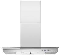 Blue Ocean RHKC 760 CFM Hotte de cuisine murale en acier inoxydable en verre trempé de 76,2 cm | Performance professionnelle | Conduit convertible sans conduit