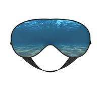 Blue Ocean Sea Wavy Seascape Sleep Eye Mas Updated Design Bloque la lumière Night Eye Blinder Hommes Femmes Shift Travail Voyage