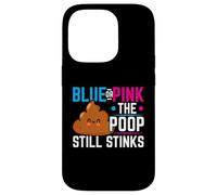Blue Or Pink The Poop Still Stinks Annonce de bébé Coque pour iPhone 14 Pro