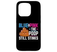 Blue Or Pink The Poop Still Stinks Annonce de bébé Coque pour iPhone 15 Pro