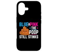 Blue Or Pink The Poop Still Stinks Annonce de bébé Coque pour iPhone 17