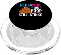 Blue Or Pink The Poop Still Stinks Annonce de bébé PopSockets PopGrip pour MagSafe