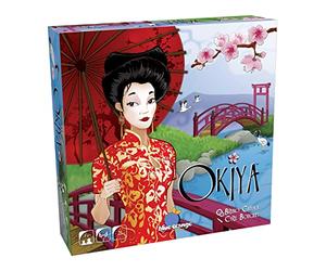 Blue Orange - Okiya - Jeu de société Abstrait - Jeu Poétique et de Réflexion - Auteur français - Jeu 2 Joueurs - Idéal pour Jouer à Deux ou avec des Enfants - À Partir de 8 Ans