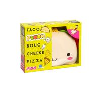 Blue Orange - Taco Plush Bouc Cheese Pizza - Jeu de Société Idéal pour s'Amuser en Famille ou Entre Amis en Soirée - Ambiance et de Rapidité - Moufle Peluche - De 2 à 8 Joueurs - À Partir de 8 Ans