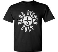 Blue Oyster Cult Logo American Rock Band Reaper Mens & Womens T-Shirt Size L