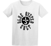 Blue Oyster Cult Logo Rock Reaper Shirt Round Collar Tee Men Tops White 3XL