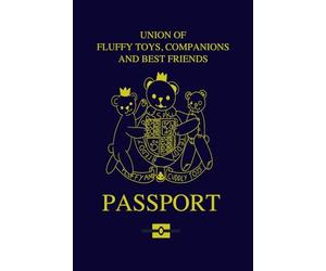 Blue Passport Edition- Toy Passport: A Kid's passport for your Cuddly Toys, Teddy Bears or Dolls with Flight Logbook and Travel Log. Record your ... and take their Favourite Toy with them