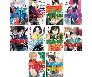 Blue Period Manga 10-book Collection Set (Vol 1-10) by Tsubasa Yamaguchi