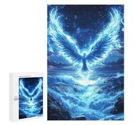 Blue Phoenix Rising Over Ocean Puzzle 1000 Pièces Educa Jouet en Bois Cadeau Unique Décoration Intérieure Jeu Éducatif Challenge Toy Adultes Et Enfants À Partir De 14 Ans 1000 PCS