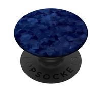 Blue Phone Grip Pop Out Back Cell Phone Button Holder Pop Up PopSockets PopGrip Adhésif