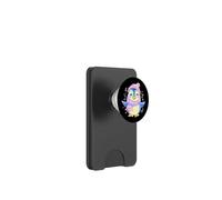 Blue Pingouin Hiver Portrait Amoureux Graphique Écharpe Rose Oiseau PopSockets PopWallet pour MagSafe