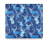 Blue Pixel Elk Christmas Toursuit Porte-carte d'immatriculation et d'assurance en cuir synthétique pour conducteur automobiliste remorque moto bateau, Elk pixel bleu Noël, 1 size