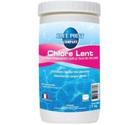BLUE POINT Chlore piscines hors-sol lent 1 kg galets de 125 g