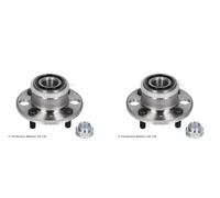 BLUE PRINT 2x Hub Kit Roulements Arrière pour Honda Crx III Civic VI Fastback