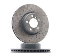2 x BLUE PRINT ADB114375 Disque de frein pour BMW,BMW (BRILLIANCE)