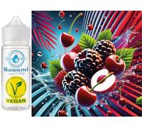 Blue Raspberry Razz Sour Cherry - framboises bleues, griottes arôme concentré - Vegan - Sasami - 10 ml