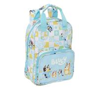 Blue Ready - Sac à dos pour enfant, adaptable avec poignées, tissu recyclable, idéal pour les enfants de différents âges, confortable et polyvalent, qualité et résistance, 20 x 8 x 28 cm