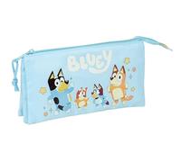 Blue Ready - Trousse triple, trousse pour enfant, idéale pour les enfants d'âge scolaire, confortable et polyvalente, qualité et résistance, 22 x 3 x 12 cm
