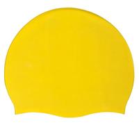 Blue Reef Bonnet de bain en silicone extensible unisexe pour homme et femme - Sans marque - Couleurs pastel fluo foncées - Taille unique pour adultes de 8 ans et plus - Facile à enfiler - Jaune