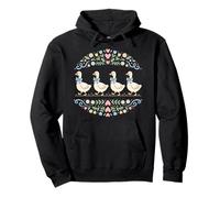 Blue Ribbon Goose Cottagecore Retro Country Goose Lover Sweat à Capuche