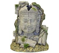 Blue Ribbon Rosewood Décor pour Aquarium Tête Sculptée en Ruines