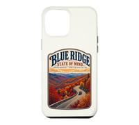 Blue Ridge Carolina Mountains, Caroline du Nord et du Sud rétro Coque pour iPhone 12 Pro Max